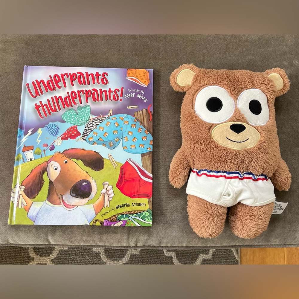 Underpants thunderpants Book and Plush Toy Set